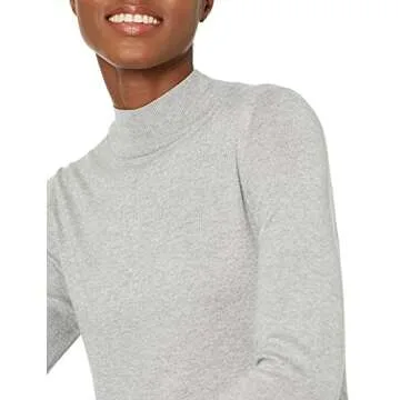 Amazon Essentials Mockneck Sweater | Lightweight Style for All