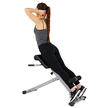 Compact Sunny Health & Fitness Roman Chair for Home Workouts