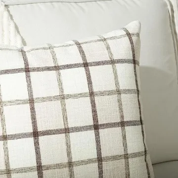 Stellhome Buffalo Check Throw Pillow Covers for Fall Decor