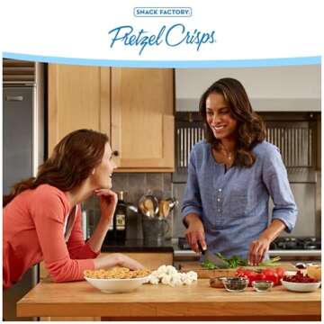 Snack Factory Original Pretzel Crisps, Non-GMO, 14 oz Party Size Bag