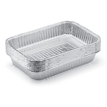 Weber Aluminum Drip Pans for Easy Grilling Cleanup