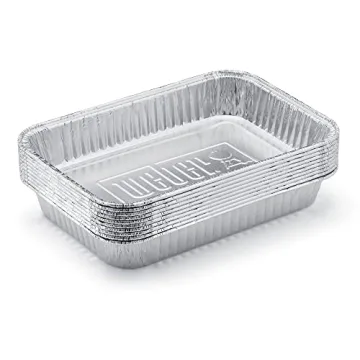 Weber Aluminum Drip Pans for Easy Grilling Cleanup