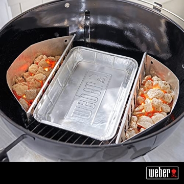 Weber Aluminum Drip Pans for Easy Grilling Cleanup