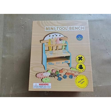 ROBOTIME Kids Tool Bench - Safe Educational Play Set for Toddlers