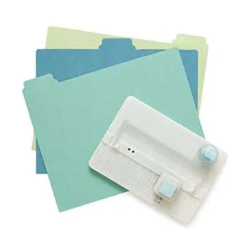 We R Memory Keepers, Tab Punch Board, Arts and Crafts and Scrapbooking Tool, Create Custom Tabs, Labels, Folders, Planner Dividers and More