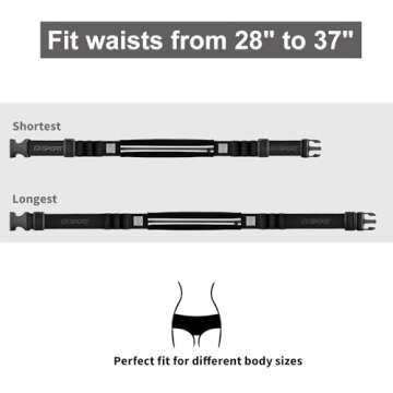 RJ-Sport Triathlon Belt - Lightweight Running Accessory