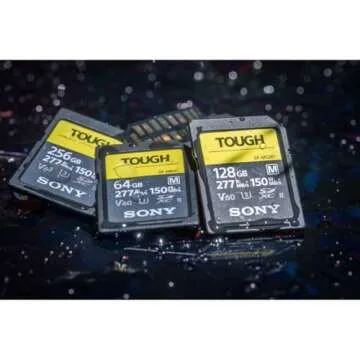 Sony TOUGH-M series SDXC UHS-II Card 128GB, V60, CL10, U3, Max R277MB/S, W150MB/S (SF-M128T/T1)