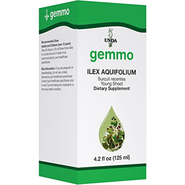 UNDA Gemmo Therapy Ilex Aquifolium | English Holly Young Shoot | 4.2 fl. oz.