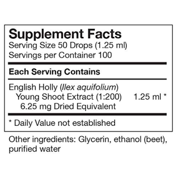 UNDA Gemmo Therapy | Ilex Aquifolium 4.2 fl. oz. Natural Remedy