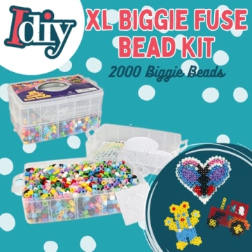 Sculpt Pro 2,000 Piece Biggie Fuse Bead Kit for Kids