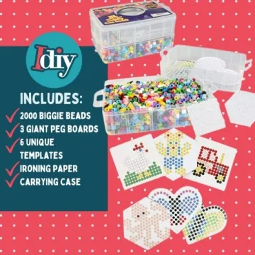 Sculpt Pro 2,000 Piece Biggie Fuse Bead Kit for Kids