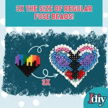 Sculpt Pro 2,000 Piece Biggie Fuse Bead Kit for Kids