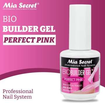 Mia Secret Bio Builder Gel 0.5 fl oz Perfect Pink