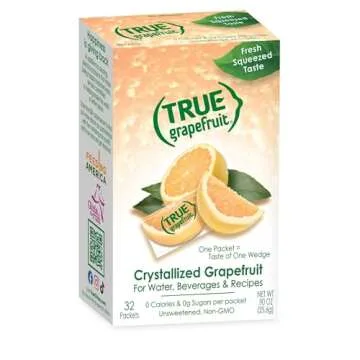 True Grapefruit Sachet Packets - 32 Count Delicious Flavor Enhancer