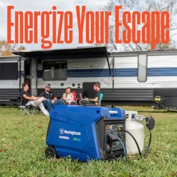 Westinghouse 5000 Peak Watt Generator - Dual Fuel, Quiet, Portable