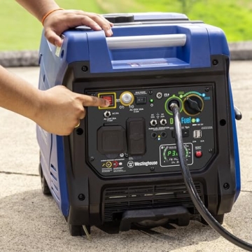 Westinghouse 5000 Peak Watt Generator - Dual Fuel, Quiet, Portable