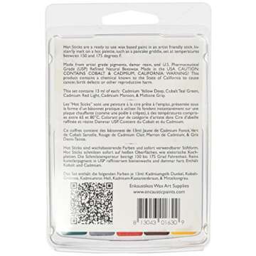 Hot Sticks Rich Tones by Enkaustikos - Vibrant Encaustic Colors