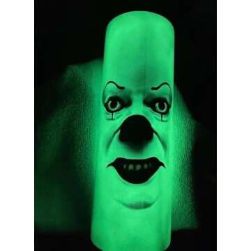 makerflo 20 oz Green Glow in the Dark Sublimation Blank Tumbler Pack of 1 with Lid and Straw | Craft...