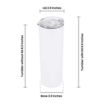 makerflo Glow in the Dark Sublimation Tumbler 20oz