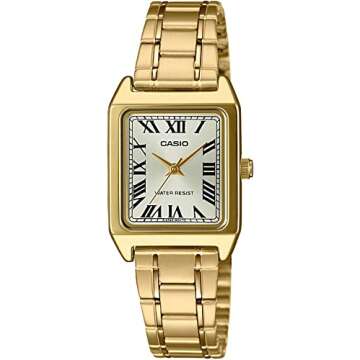 Gold Tone Stainless Steel Women's Dress Watch