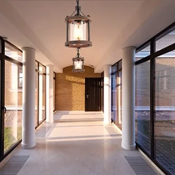 SGLfarmty Rustic Pendant Lights for Kitchen Island