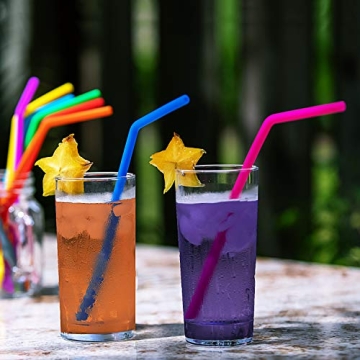 15 Colorful Flexible Silicone Straws for All Tumblers