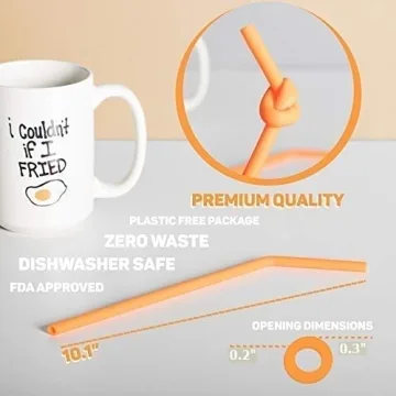 15 Colorful Flexible Silicone Straws for All Tumblers