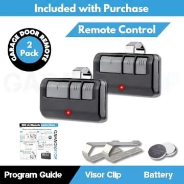 Garage Stop 2X 893LM 893Max for Chamberlain Craftsman Liftmaster Garage Door Opener Remote, 1993 to Present Gate Opener Remote, Replacement Garage Door Remote