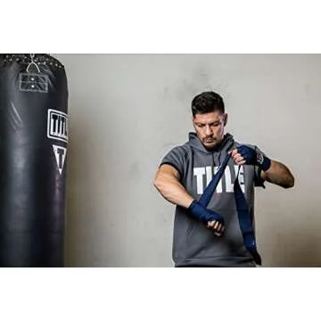 Title Boxing Elastic Mexican Hand Wrap, Navy, 180"