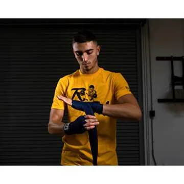 Title Boxing 180" Elastic Hand Wraps - Navy Blue