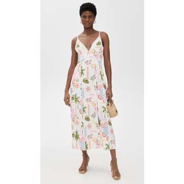MINKPINK Gracie Panel Midi Dress - Tropical Chic Style