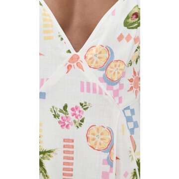 MINKPINK Gracie Panel Midi Dress - Tropical Chic Style