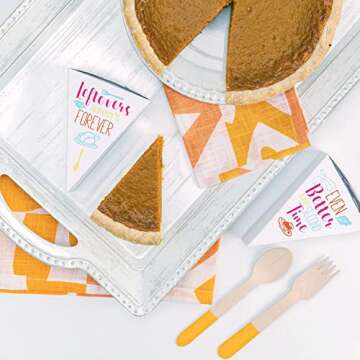 Zak Designs Melamine Serving Tray with Handles, 21 inches, French Country House (Oyster White)