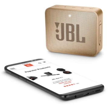 JBL GO2 - Waterproof Ultra Portable Bluetooth Speaker - Champagne