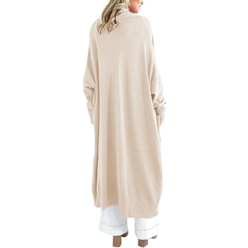 Danedvi Women's Cozy Long Cardigan 2024 Trendy Oversized