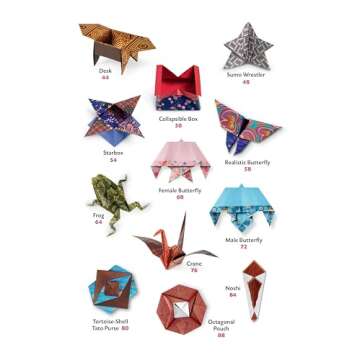 Japanese Origami for Beginners Kit: 20 Classic Origami Models: Kit with 96-page Origami Book, 72 Origami Papers and Instructional Videos: Great for Kids and Adults!