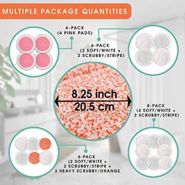 Eco-Friendly Mop Pads for Bissell Spinwave | MYSA 8-Pack