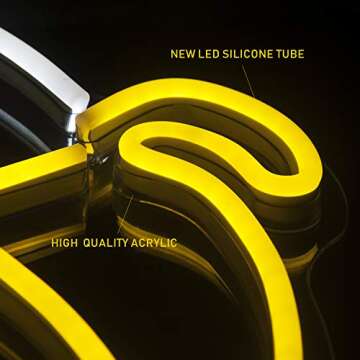 Banana Neon Signs Led Neon Lights Art Wall Decorative Lights Neon Lights for Room Wall Kids Bedroom ...