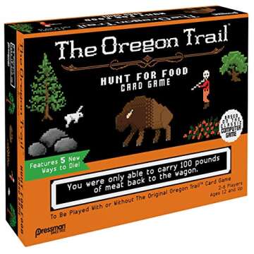 The Oregon Trail Hunt for Food Card Game for Fun Adventures