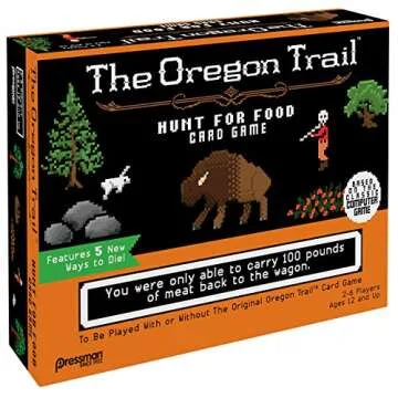 The Oregon Trail Hunt for Food Card Game for Fun Adventures