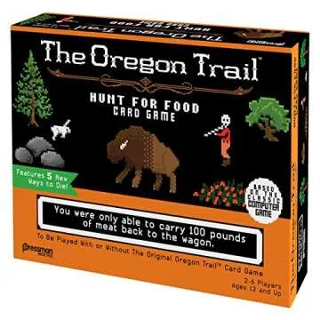 The Oregon Trail Hunt for Food Card Game for Fun Adventures