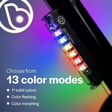 Brightz GoBrightz LED Bike Frame Light - Color Morphing