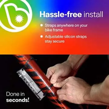 Brightz GoBrightz LED Bike Frame Light - Color Morphing