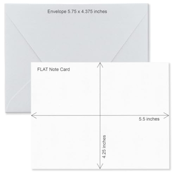 Personalized Note Cards with Custom Colors and Envelopes