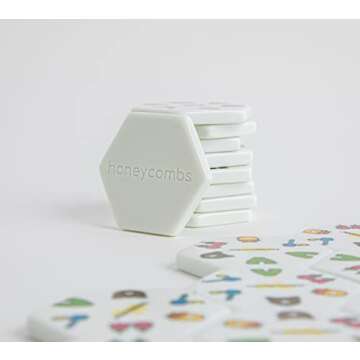 HoneyCombs Game: A Fun Matching Game for Kids and Families. Easy to Learn, Award Winning Tile Game, Educational, Gift for Kids and Adults Aged 5 and Up.
