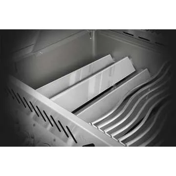 Napoleon Built-in Prestige 500 BBQ Grill, Stainless Steel, Propane Gas - BIP500RBPSS-3 With Infrared Rear Burner, Premium Barbecue For Grilling Masters