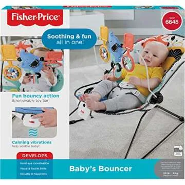 Fisher-Price Deluxe Bouncer for Comfort and Fun