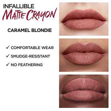 L'Oreal Infallible Matte Lip Crayon - Shop 18 Colors