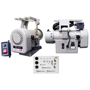 Juki DNU-1541S Industrial Sewing w/Safety Mechanism DNU 1541 Walking Foot Needle Feed,servo Motor,Table,lamp. DIY.