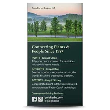 Gaia Herbs Vitex Berry Vegan Capsules for Women's Health